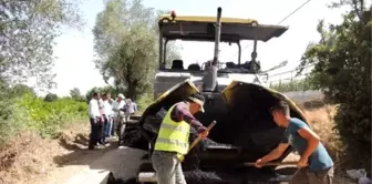 Aksu'da Asfalt Çalışmaları Sürüyor