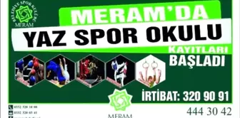 Meram'da Yaz Spor Okulu Kayıtları Sürüyor