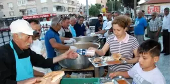 Didim'de Merkez Camisi Önünde İftar Çadırı Kuruldu