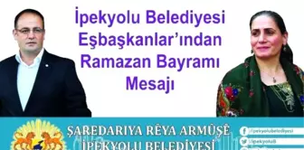 İpekyolu Belediyesi Eş Başkanlarından Bayram Mesajı