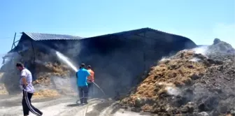 40 Ton Buğday Yangında Kül Oldu