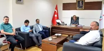 AK Parti'li Atay'dan Genel Sekreter Özcan'a Hayırlı Olsun Ziyareti