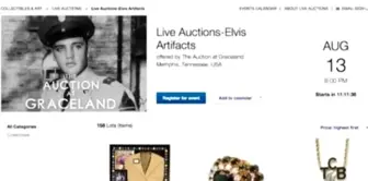 Graceland Auctions Off Elvis Presley Memorabilia