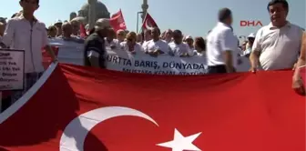 CHP'liler Beyaz Giyip Galata Köprüsünde Yürüdü