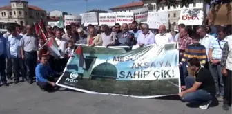 Sivas - Anadolu Gençlik Derneği'nden 'Mescid-i Aksa' Protestosu