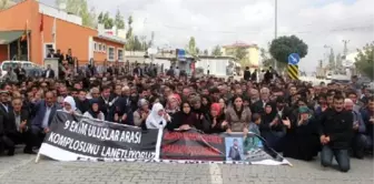 Başkale'de Dbp'lilerden Protesto Yürüyüşü