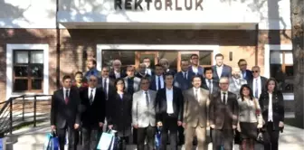 Gtü Rektörü, Kocaeli'de Bulunan 13 Osb Müdürünü Ağırladı