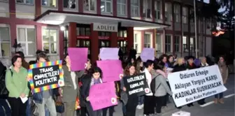 Bolu'da 'Kadına Şiddet' Protestosu