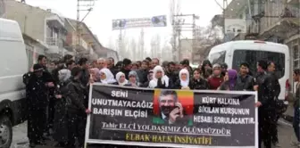 Başkale'de Tahir Elçi Protestosu