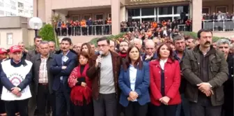 Mersin'de Hdp'li Belediye Başkanının Gözaltına Alınması Protesto Edildi