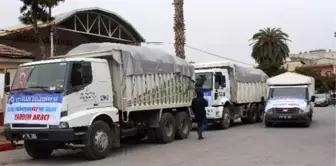 Ceyhan Belediyesi'nden Bayırbucak Türkmenlerine Yardım