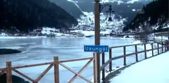 Uzungöl'ün Maskotu 'Tahta Araba' Kış Testini Geçti