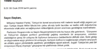 Bahçeli'den Meclis Başkanı Kahraman'a 'Yeni Anayasa' Mektubu