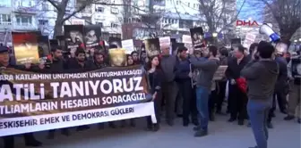 Eskişehir Ankara'daki Bombalı Saldırı 5'inci Ayında Eskişehir'de Protesto Edildi