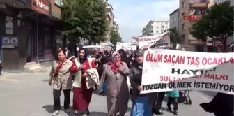 Tozdan Ölmek İstemiyoruz' Eyleminde Gerginlik