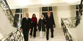 Cumhurbaşkanı Erdoğan, Onuruna Verilen Yemeğe Katıldı