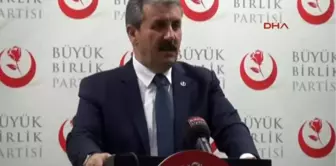 BBP Genel Baskanı Destıcı, Gundeme Ilıskın Acıklamalarda Bulundu