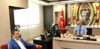 Başkan Ergün, Nurullah Savaş'ı Ağırladı