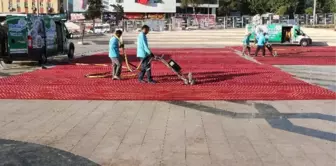 Demokrasi Nöbetinin Tutulduğu Alan 60 Kişilik Ekiple Temizleniyor