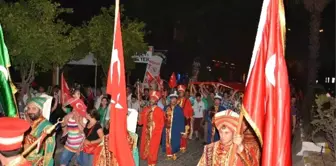 Köyceğiz'de Mehteran Eşliğinde Demokrasi Nöbeti