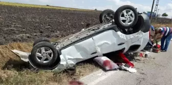 Tekirdağ'da Trafik Kazası 1 Ölü, 1 Yaralı