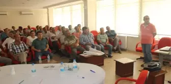 Koçarlı'da Çiftçiye Pamukta Yaprak Biti Zararlısıyla Mücadele Anlatıldı