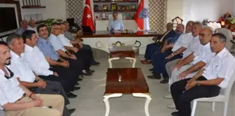 Muhtarlardan Emniyete Teşekkür Ziyareti