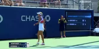 ABD Açık: Anett Kontaveit - Elena Vesnina (Özet)