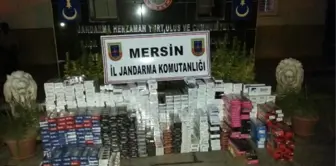 Mersin'de 8 Bin Paket Kaçak Sigara Ele Geçirildi