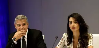 George ve Amal Clooney mülteciler için iş başında