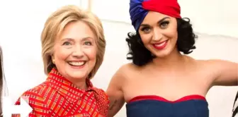 Katy Perry Hillary Clinton'a Destek İçin Soyundu