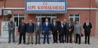 Vali Azmi Çelik, Alpu İlçesine Ziyaret Etti