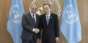 KKTC Cumhurbaşkanı Akıncı, Ban Ki Moon ile Görüştü