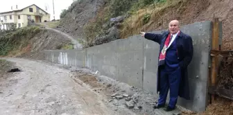 Rize'de Yol Kesen Duvarın Sırrı Çözüldü