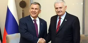 Tataristan Cumhurbaşkanı Minnihanov Ankara'da