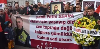 İzmir Adliye'deki Hain Saldırıya Elazığlılardan Protesto