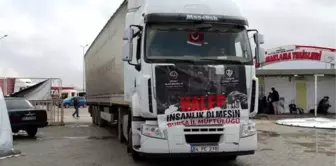 Halep'te İnsanlık Ölmesin' Diye Bölgeye 707 Tır Gönderdiler