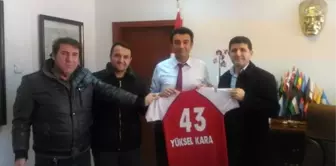 Yaylacıkspor'dan Tavşanlı Kaymakamı Yüksel Kara'ya Ziyaret