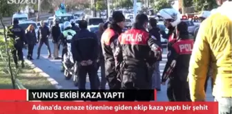 Adana'da Cenaze Törenine Giden Yunus Ekibi Kaza Yaptı