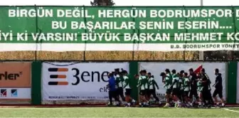 Bodrum Belediyesi Bodrumspor'da Düzcespor Hazırlıkları Sürüyor