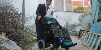 Felçli Hastaya Belediyeden Akülü Tekerlekli Sandalye