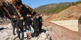 Coşkun, Alanya Yeniköy Baraj İnşaatını İnceledi