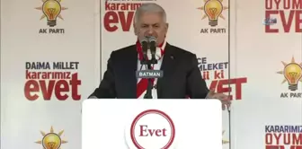 Başbakan Binali Yıldırım: 'Bu Alçaklar, Bölücüler, Ne Fetö'cüsü Ne PKK'lısı Birliğimizi,...