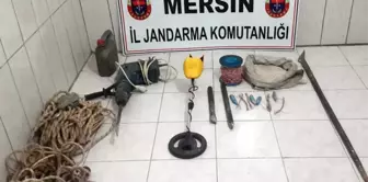 Mersin'de Kaçak Kazı Yapanlar Suçüstü Yakalandı