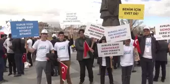 Tügva'dan 'Türkiye Için Evet' Yürüyüşü - Konya/