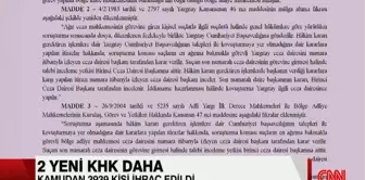 Dha Ankara - Ohal Kapsamında 2 Yeni Khk Yayınlandı (3)