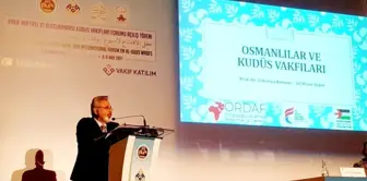 Prof. Dr. Zekeriya Kurşun: 'Kudüs Köylerinin Hepsi Vakıf Toprağıdır'