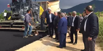 Vali Nayır, Sıcak Asfalt Çalışmalarını İnceledi