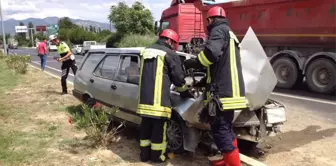 Denizli'de Otomobil Kontrolden Çıktı: 1 Ölü