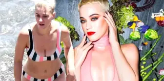 Bikinili Görüntülenen Katy Perry'nin Kiloları Aldı Başını Gitti